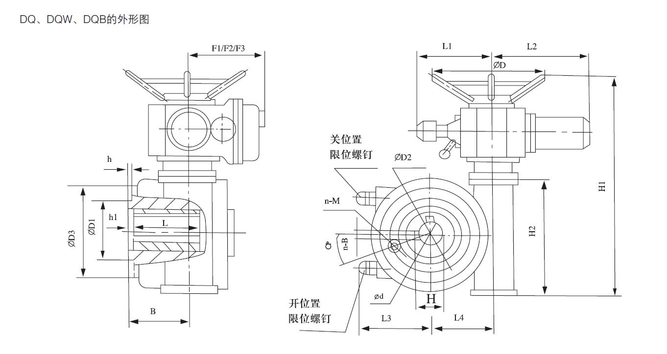 部分回轉電動執行器