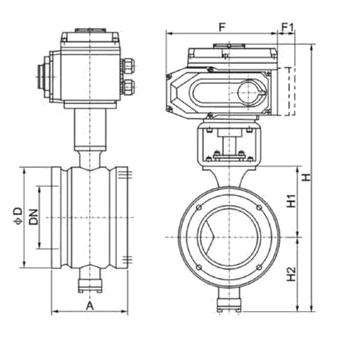 電動V型調節球（qiú）閥