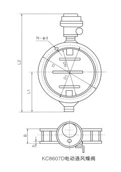 電動通（tōng）風蝶閥